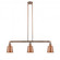 Addison - 3 Light - 38 inch - Antique Copper - Stem Hung - Island Light (3442|213-AC-M9-AC)