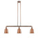 Addison - 3 Light - 38 inch - Antique Copper - Stem Hung - Adjustable Island Light (3442|213-AC-M9-AC)