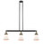 Bellmont - 3 Light - 39 inch - Black Antique Brass - Stem Hung - Adjustable Island Light (3442|213-BAB-G191)