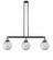 Beacon - 3 Light - 41 inch - Black Antique Brass - Stem Hung - Island Light (3442|213-BAB-G202-8)