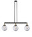 Beacon - 3 Light - 41 inch - Black Antique Brass - Stem Hung - Adjustable Island Light (3442|213-BAB-G202-8)