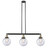 Beacon - 3 Light - 41 inch - Black Antique Brass - Stem Hung - Adjustable Island Light (3442|213-BAB-G204-8)