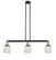 Colton - 3 Light - 38 inch - Black Antique Brass - Stem Hung - Adjustable Island Light (3442|213-BAB-G302-LED)