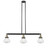 Olean - 3 Light - 39 inch - Black Antique Brass - Stem Hung - Adjustable Island Light (3442|213-BAB-G324)