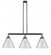 Cone - 3 Light - 44 inch - Black Antique Brass - Stem Hung - Adjustable Island Light (3442|213-BAB-G42-L-LED)
