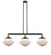 Oxford - 3 Light - 42 inch - Black Antique Brass - Stem Hung - Adjustable Island Light (3442|213-BAB-G541-LED)