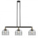 Bell Cage - 3 Light - 42 inch - Black Antique Brass - Stem Hung - Island Light (3442|213-BAB-G72-CE-LED)