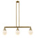 Beacon - 3 Light - 39 inch - Brushed Brass - Stem Hung - Adjustable Island Light (3442|213-BB-G201-6-LED)