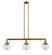 Beacon - 3 Light - 39 inch - Brushed Brass - Stem Hung - Adjustable Island Light (3442|213-BB-G204-6-LED)
