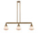 Olean - 3 Light - 39 inch - Brushed Brass - Stem Hung - Adjustable Island Light (3442|213-BB-G321)