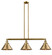 Briarcliff - 3 Light - 43 inch - Brushed Brass - Stem Hung - Adjustable Island Light (3442|213-BB-M10-BB)