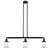 Canton - 3 Light - 39 inch - Matte Black - Stem Hung - Adjustable Island Light (3442|213-BK-G181S)