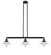 Halophane - 3 Light - 41 inch - Matte Black - Stem Hung - Adjustable Island Light (3442|213-BK-G1-LED)