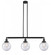 Beacon - 3 Light - 41 inch - Matte Black - Stem Hung - Island Light (3442|213-BK-G204-8)