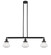 Olean - 3 Light - 39 inch - Matte Black - Stem Hung - Adjustable Island Light (3442|213-BK-G322)