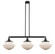 Oxford - 3 Light - 42 inch - Matte Black - Stem Hung - Adjustable Island Light (3442|213-BK-G541)
