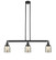 Bell - 3 Light - 38 inch - Matte Black - Stem Hung - Adjustable Island Light (3442|213-BK-G58-LED)