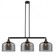 Bell - 3 Light - 42 inch - Matte Black - Stem Hung - Adjustable Island Light (3442|213-BK-G73-L-LED)