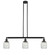 Colton - 3 Light - 38 inch - Oil Rubbed Bronze - Stem Hung - Adjustable Island Light (3442|213-OB-G302-LED)