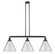Cone - 3 Light - 44 inch - Oil Rubbed Bronze - Stem Hung - Adjustable Island Light (3442|213-OB-G42-L)