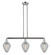 Geneseo - 3 Light - 38 inch - Polished Chrome - Stem Hung - Adjustable Island Light (3442|213-PC-G165-LED)