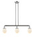 Beacon - 3 Light - 39 inch - Polished Chrome - Stem Hung - Adjustable Island Light (3442|213-PC-G201-6-LED)