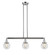 Beacon - 3 Light - 39 inch - Polished Chrome - Stem Hung - Adjustable Island Light (3442|213-PC-G202-6-LED)