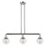 Beacon - 3 Light - 39 inch - Polished Chrome - Stem Hung - Adjustable Island Light (3442|213-PC-G204-6-LED)