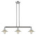 Halophane - 3 Light - 41 inch - Polished Chrome - Stem Hung - Adjustable Island Light (3442|213-PC-G2-LED)