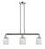 Colton - 3 Light - 38 inch - Polished Chrome - Stem Hung - Adjustable Island Light (3442|213-PC-G302-LED)