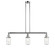 Dover - 3 Light - 37 inch - Polished Chrome - Stem Hung - Adjustable Island Light (3442|213-PC-G314-LED)