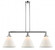 Cone - 3 Light - 44 inch - Polished Chrome - Stem Hung - Adjustable Island Light (3442|213-PC-G41-L-LED)