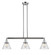 Cone - 3 Light - 40 inch - Polished Chrome - Stem Hung - Adjustable Island Light (3442|213-PC-G44-LED)