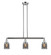Bell - 3 Light - 38 inch - Polished Chrome - Stem Hung - Adjustable Island Light (3442|213-PC-G53)
