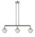 Oxford - 3 Light - 40 inch - Polished Chrome - Stem Hung - Adjustable Island Light (3442|213-PC-G532)