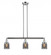 Bell - 3 Light - 38 inch - Polished Chrome - Stem Hung - Island Light (3442|213-PC-G53-LED)