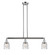 Bell - 3 Light - 38 inch - Polished Chrome - Stem Hung - Adjustable Island Light (3442|213-PC-G54-LED)