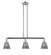 Cone - 3 Light - 39 inch - Polished Chrome - Stem Hung - Adjustable Island Light (3442|213-PC-G63-LED)