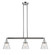 Cone - 3 Light - 39 inch - Polished Chrome - Stem Hung - Adjustable Island Light (3442|213-PC-G64-LED)
