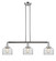 Bell - 3 Light - 41 inch - Polished Chrome - Stem Hung - Adjustable Island Light (3442|213-PC-G72-LED)