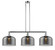 Bell - 3 Light - 42 inch - Polished Chrome - Stem Hung - Adjustable Island Light (3442|213-PC-G73-L)
