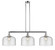 Bell - 3 Light - 42 inch - Polished Chrome - Stem Hung - Adjustable Island Light (3442|213-PC-G74-L)