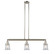 Canton - 3 Light - 39 inch - Polished Nickel - Stem Hung - Adjustable Island Light (3442|213-PN-G182S-LED)