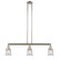 Canton - 3 Light - 39 inch - Polished Nickel - Stem Hung - Adjustable Island Light (3442|213-PN-G184S-LED)