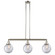 Beacon - 3 Light - 41 inch - Polished Nickel - Stem Hung - Adjustable Island Light (3442|213-PN-G202-8)