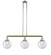Beacon - 3 Light - 41 inch - Polished Nickel - Stem Hung - Adjustable Island Light (3442|213-PN-G204-8-LED)