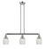 Colton - 3 Light - 38 inch - Polished Nickel - Stem Hung - Adjustable Island Light (3442|213-PN-G302)