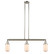 Dover - 3 Light - 37 inch - Polished Nickel - Stem Hung - Adjustable Island Light (3442|213-PN-G311-LED)