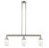 Dover - 3 Light - 37 inch - Polished Nickel - Stem Hung - Adjustable Island Light (3442|213-PN-G312)