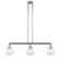 Olean - 3 Light - 39 inch - Polished Nickel - Stem Hung - Adjustable Island Light (3442|213-PN-G324-LED)